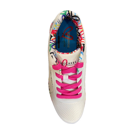 Skechers Street™ Uno Lite -B Lovely Luv (314976- WHITE/MULTICOLOR)
