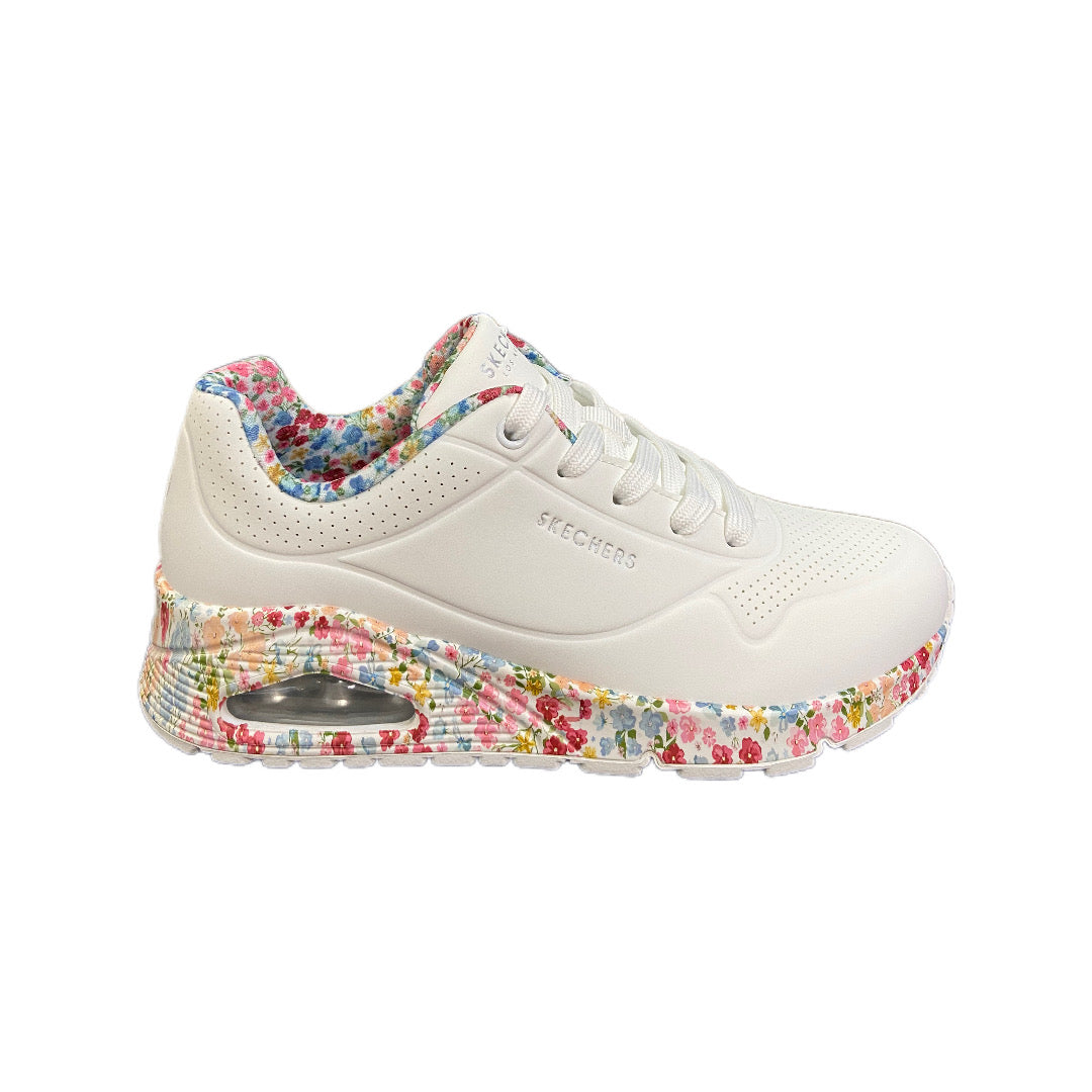Skechers Uno- MAJESTIC GARDEN ( 155583- white/multicolor )
